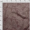 thumbnail image 2 of oneOone Velvet Dark Rose Brown Fabric Leaves Craft Projects Decor Fabric Printed By The Yard 58 Inch Wide-ROS, 2 of 5