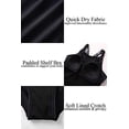 thumbnail image 3 of Women's One Piece Athletic Racerback Swimsuit Slimming Bathing Suit, 3 of 5
