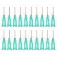 thumbnail image 1 of 18Ga Dispensing Needles, 102PCS 1/2 Inch Industrial Blunt Tip Dispensing Needle Syringes with Luer Lock Needle for Refilling Liquid Inks Adhesive Glue Oil,Green, 1 of 7