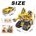 thumbnail image 2 of 2-in-1 Build a Robot Kit,901 Pieces Remote & APP Controlled Robot & Car,Robotic Toys STEM Projects for Kids Ages 6 7 8 9 10 11 12+, 2 of 7