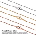 thumbnail image 3 of 12Pcs Stainless Steel Chain Necklace for Jewelry Making Pendant Necklace Compatibility 304 Stainless Steel 18 Inches, 3 of 8