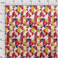 thumbnail image 2 of oneOone Viscose Chiffon Fabric Parallelogram & Triangle Geometric Decor Fabric Printed BTY 42 Inch Wide, 2 of 4