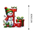 thumbnail image 3 of Bdday 26 Letters Christmas Tree Decoration Pendant Christmas Tree Ornaments Personalized DIY Christmas Ornaments Christmas Decoration Xmas Tree Hanging Decor Feature, 3 of 4
