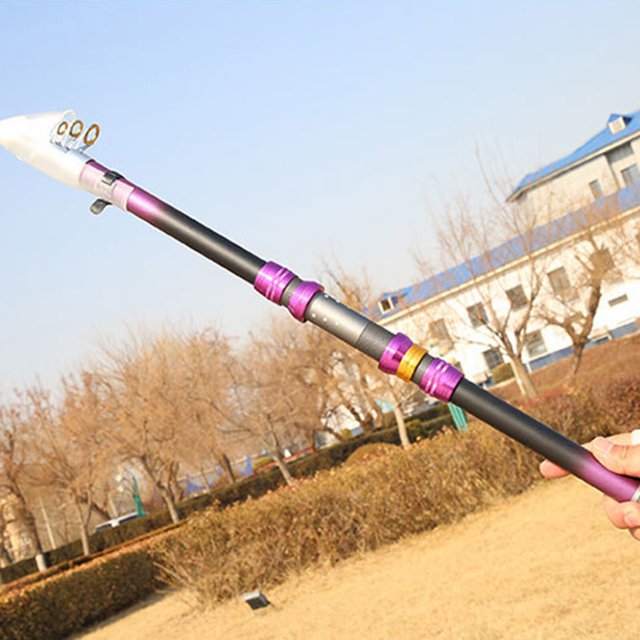 ziyahi Portable Long Section Fishing Rods Tight Rod Section Angling Equipment for Freshwater Saltwater