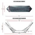 thumbnail image 2 of Tranquillo Hamac Double Universel de 106 Pouces avec Support et Sac Ajustables, Gris, 2 of 12