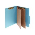 thumbnail image 1 of ACCO - Dossier de Classification - Extensible - 4 Compartiments - pour Lettre - à Onglets - Bleu Ciel (Lot de 10), 1 of 2