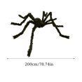 thumbnail image 1 of Birdeem Halloween Simulation Skull Big Spider Plush Spider Ornament, 1 of 1