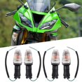 thumbnail image 1 of 4 Pcs Motor Turn Signal Lights For KAWASAKI KLR 650 2008-2018 Amber Indicators 12V 21W Off-Road Motor Lighting Part, 1 of 9