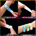 thumbnail image 1 of 600 Pack VIP Paper Bracelets VIP Wristbands Waterproof VIP Wristbands Neon Colored Wristbands Variety for Events Party, 1 of 6