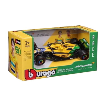 Bburago 1:43 2024 Modèle de Voiture F1 en Alliage Formule Course Moulé sous Pression Jouet SF24 RB20 W15 MCL38 Red Bull Mercedes Nouvelle Saison, No 81 Régulier