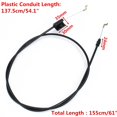 thumbnail image 3 of DYNWAVECA 2x 183567 ,532183567 Lawn Mower Throttle Cable 582991501 Engine Control Cable for Bend End, 3 of 10