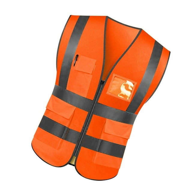 facefd Women Men Night Work Reflective Vest Construction Traffic Breathable Mesh Workwear A Type