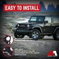 thumbnail image 4 of AMERICAN MODIFIED Grille d'Armure pour 2007 à 2018 Jeep Wrangler JK, Noir Mat, 4 of 11
