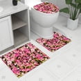 thumbnail image 1 of Chmadoxn Bathroom Rugs, Rugs for Living Room, Area Rug, Bath Mat Toilet Floor Mat U-shape Foot Mat Bathroom Bathroom Mat Printing Modern Mat Toilet Door Mat Three Sets carpeting carpeting, 1 of 8