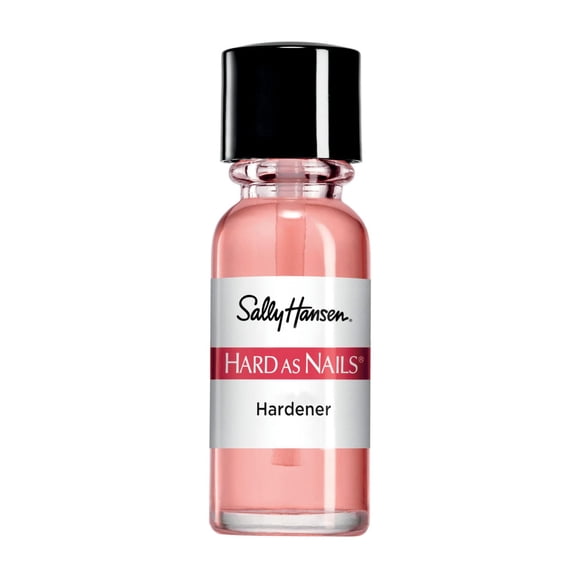 Sally Hansen Hard as Nails® Hardener, Long-Lasting Protection Against Chipping, Splitting and Cracking, Get Longer, Stronger Nails that Shine Nail Treatment Hardener