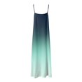thumbnail image 5 of Kcodviy Robes Maxi pour Femmes Robe Maxi Été Sans Manches Boho Décontractée Robes pour Femmes Col en V Longues Robes Décontractées Longueur Genou pour Femmes Robe de Plage pour les Vacances, 5 of 5