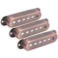thumbnail image 3 of Guitar Pickup Cover, Brass Single Pickup Cover, Long Service Life Easy To Install And Remove For Bands Guitar Practice And Performance Bass Gold,Black,Silver,Red Copper,Bronze, 3 of 8