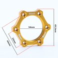 thumbnail image 1 of 44mm Bicycle Bike Rotary Screw Thread Hub Flange Adapter Brake Disc Rotor Base, 1 of 6