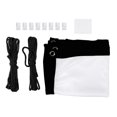 thumbnail image 2 of 16 9 Thicken Portable, Soft White Polyester Projector Card Cloner for Non Crease Reader Curtain Projection Screen72in, 2 of 8