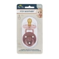 thumbnail image 3 of Itzy Ritzy Itzy Soother Natural Rubber Pacifier, Blossom and Rosewood, for Infants, 0+ Months, 3 of 4