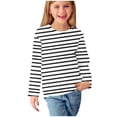 thumbnail image 1 of cfhntfmh Hauts à Manches Longues pour Enfants Mode T-Shirts Tuniques Basiques à Col Rond Imprimés Garçons Filles Automne Chandails de Détente, 1 of 6