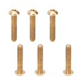 thumbnail image 2 of 50Pcs Round Hex Socket Screw Copper Fastener Hardware Tools Industrial Supplies M5M5x25mm, 2 of 14