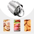 thumbnail image 3 of 3PCS Cookie Cutter Set Round Wavy Shape Fondant Cutter Fruit Cutter Cookie Shape, 3 of 8