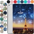 thumbnail image 1 of iPad PRO 9.7 Inch [ PRO 9.7 2016 ] A1673 A1674 MLPX2LL/A MLPW2LL/A MLPY2LL/A MLYJ2LL/A Trifold Printed Slim Adjustable Stand Feature Case with TPU Heat Dissipation Back - Paris Night, 1 of 6