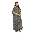 thumbnail image 4 of Caftans Longs pour Femmes Grande Taille Robe Caftan Robe de Soirée Fête Été Plage Robe d'Été Manches Kimono Longues Robes Décontractées en Ligne, 4 of 7