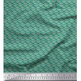thumbnail image 1 of Soimoi Polyester Crepe Fabric Brush Stroke Abstract Decor Fabric Printed Yard 42 Inch Wide, 1 of 3