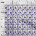thumbnail image 2 of oneOone Viscose Chiffon Violet Fabric Floral Craft Projects Decor Fabric Printed By The Yard 42 Inch Wide, 2 of 5