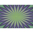 thumbnail image 1 of Ahgly Company Tapis Rectangulaire Lavable en Machine Intérieur Vert Transitionnel, 5 Pieds x 7 Pieds, 1 of 7