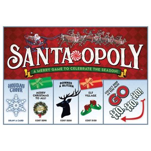 Jeu de société Santa-Opoly par Late for the Sky, 2-6 Joueur, Âges 8 & vers le haut