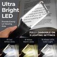 thumbnail image 2 of MAGNIPROS 6X Magnifying Glass with 3 Colour Lighting Modes-Ease Strain Eyes & Provide Evenly Lit Viewing Area for Reading, Low Vision, Seniors, 2 of 9