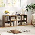 thumbnail image 2 of Costway 8-Cube Bookcase Bookshelf with 2 Anti-Tipping Kits Storage Organizer,Natural Natural, 2 of 10