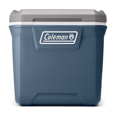 Glacière de camping sur roulettes Coleman série classique, 56,78 L, bleu bord de lac