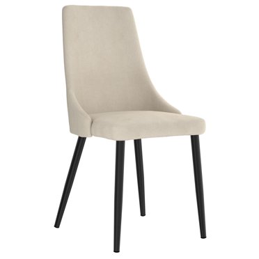 Ensemble de deux chaises d'appoint rembourrées d'allure mi-siècle