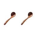 thumbnail image 3 of Baohd Brown Beautiful Texture Wooden Kitchen Utensils Home Cooks Wooden Spoons For Cooking Choose Wood Soup Ladle 2Set, 3 of 6