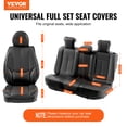 thumbnail image 2 of VEVOR Universal Car Seat Covers Full Set Front and Rear Seat, 13pcs Faux Leather Seat Cover, 2 of 9