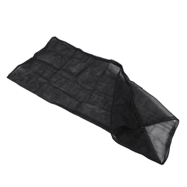 Tree Leaf Shredder Bag, Portable Dual Rope Clamp Sturdy Wood Chipper Shredder Bag Professional Black  for Leaf Shredder