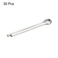 thumbnail image 3 of Unique Bargains Split Cotter Pin, Fixation à Clip en Acier Inoxydable 4x35mm Raccord Argent 30Pack, 3 of 5