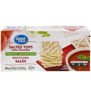 Great Value Salted Tops Soda Crackers