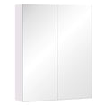 thumbnail image 1 of Armoire à Pharmacie Murale HOMCOM avec miroir et Tablette réglable, blanc, 1 of 10
