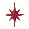 thumbnail image 1 of Vickerman M167565 15.75 in. Burgundy Glitter Bethlehem Star Ornament, 1 of 2