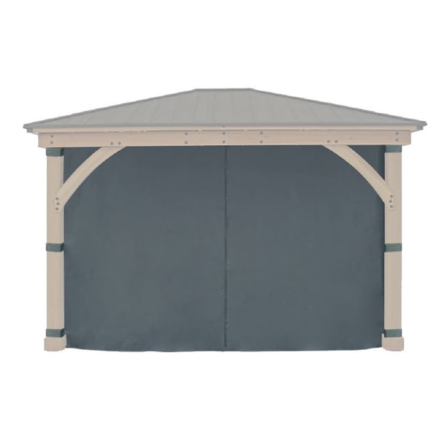 APEX GARDEN Rideau de Remplacement à 4 Côtés pour Pavillon Méridien 11 Pi x 13 Pi