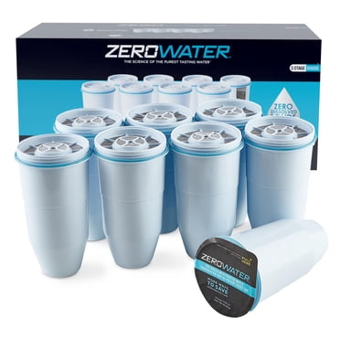 ZeroWater Official Replacement Filter &ndash; 5-Stage 0 TDS Zero Water Replacement Filter &ndash; System IAPMO Certified to Reduce Lead, Chlorine, He