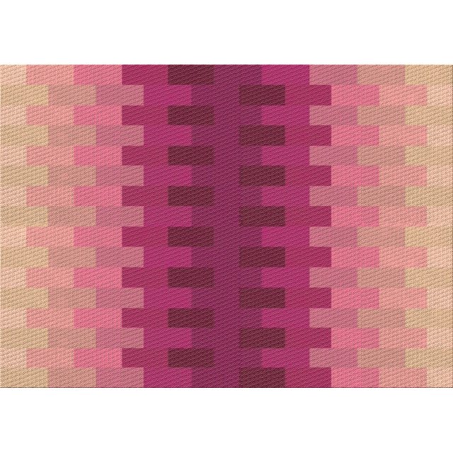 Ahgly Company Machine Washable Indoor Rectangle Transitional Raspberry Red Area Rugs, 2' x 3'