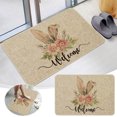 thumbnail image 1 of Tyidzon Easter Kitchen Mats Bunny Floor Mat, 24" x 16" Kitchen Rugs Spring Holiday Decorative Non-Slip Rectangle Doormats Floor Mat for Home Entrance, 1 of 8