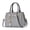Grey_001, variant on Bmisegm Casual Leather Messenger Bag Large Capacity Handbag Fashion Womens Bag Extra Large Shoulder Bag Grey One Size
