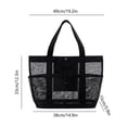 thumbnail image 3 of Sac Fourre-Tout de Douche en Maille Portable avec 5 Compartiments pour Voyage, Plage, Gym et Résidence Universitaire - Organisateur Suspendu à Séchage Rapide, 3 of 6